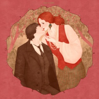 Логотип @sapphicmemes - cool sapphic memes 👩‍❤️‍💋‍👩