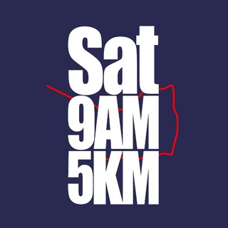 Логотип @sat9am5km - Суббота. 9 утра. 5 км. Кузьминки + Люблино