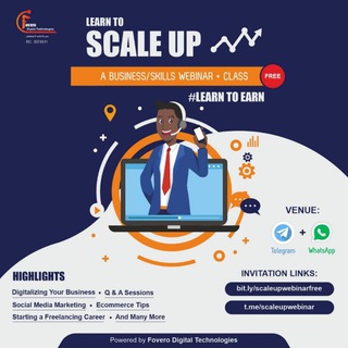 Логотип @scaleupwebinar - Grow with Fovero