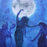 Логотип @schooltravnikuvedm - школа ведьм~💙🪬