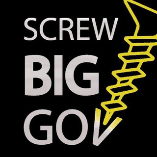 Логотип @screwbiggov - ScrewBigGov.com - Lewis Herms (Next Governor of California)