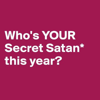 Логотип @secret_satan - Secren Satan