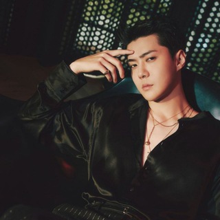 Логотип @sehun_sng_uzb - EXØ ◑ SEHŪN