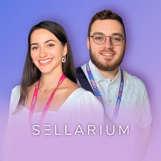 Логотип @selleronozon - Sellarium | Продажи на Ozon | Ксюша и Гоша