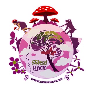 Логотип @sensehack - Sense Hack | Грибной микродозинг