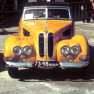 Логотип @sfotkano_ussr - Сфоткано в СССР. Автомобили