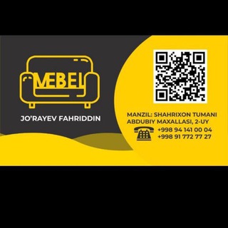 Логотип @shahrixonn_mebell - Shahrixon mebellari