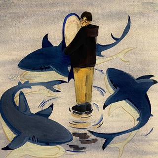 Логотип @sharkytom - Акульи посиделки