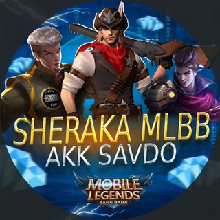 Логотип @sherakamoba - MOBILE LEGENDS ACCOUNT SAVDO SHERAKAdan