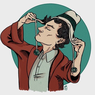 Логотип @sherlocktext - Шерлок