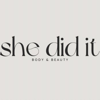 Логотип @shesdidit - SHE DID IT | мотивация, спорт и уход