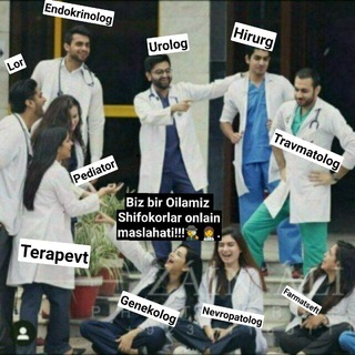 Логотип @shifokorlaronlinemaslaxati - Shifokorlar online maslahati👩‍⚕👨‍⚕