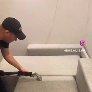 Логотип @shine_house_msk - ХИМЧИСТКА МЕБЕЛИ, ШТОР, КОВРОВ Москва