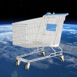 Логотип @shkafkosmos - Чатик космической тележки