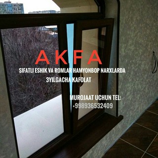 Логотип @shofirkon_akfa_eshik_romlar - Akfa zakas bukhxara✔