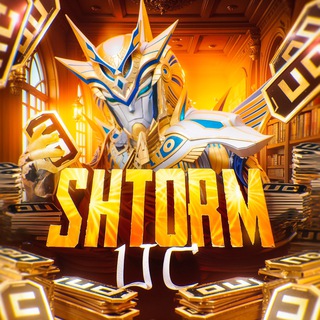 Логотип @shtormpubgg - 𝑺𝑻𝑶𝑹𝑴