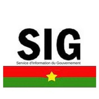 Логотип @sigburkina - Service d'Information du Gouvernement