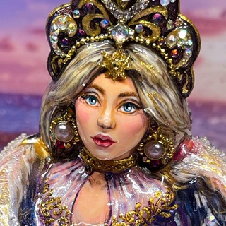 Логотип @silmairel_craft - SILMAIREL 👑 Ёлочные игрушки • Авторская роспись • Художник