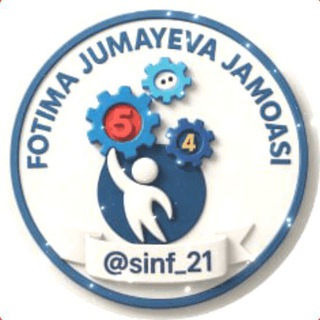 Логотип @sinf_21 - FOTIMA JUMAYEVA JAMOASI