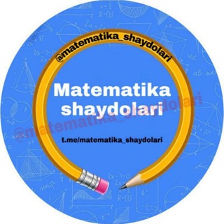 Логотип @sinfdoshlarim8901 - MATEMATIKLAR