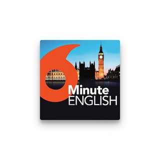 Логотип @six_mins_english - 6 Minute English