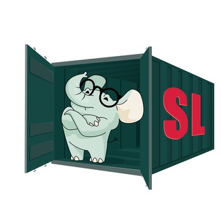 Логотип @slonvkonteinere - SL.ON в контейнере