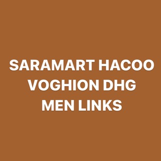 Логотип @smart_men_links - SARAMART HACOO VOGHION DHG MEN LINKS