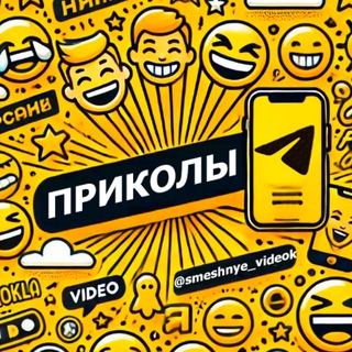 Логотип @smeshnye_videok - 🤣 ПРИКОЛЫ 😂