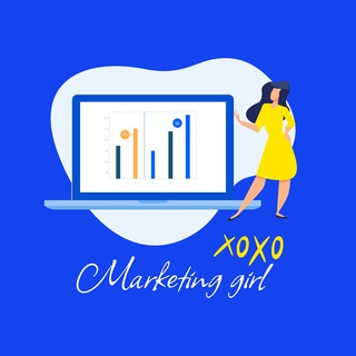 Логотип @smm_tale - XOXO, Marketing girl