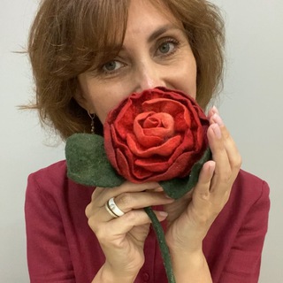 Логотип @smolyaninovanatalya - Наталья Смольянинова. Цветущий ВОЙЛОК