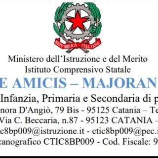 Логотип @smsmaiorana - IC.De Amicis-Majorana