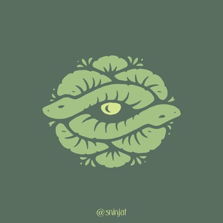 Логотип @sninjat - snake tarot 🐍 расклады на таро