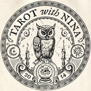 Логотип @sninoytarot - С Ниной (не делаю личные расклады)