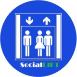 Логотип @social_lift_group - Social Lift me 🛗