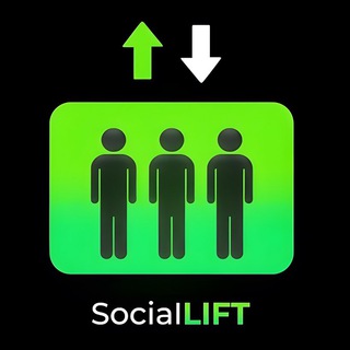 Логотип @sociall_lift - Заработок в Social Lift🛗 🤩🔺🤍🔻