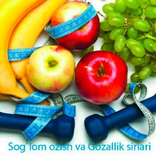 Логотип @soglom_gozalliklar - Саломатлик ва гузаллик