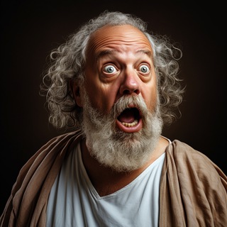 Логотип @sokrat_v_shoke - Сократ в шоке