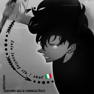 Логотип @sololevelingitalia - Manhwa | Solo Leveling 𝑰𝑻𝑨 CHAT 🇮🇹