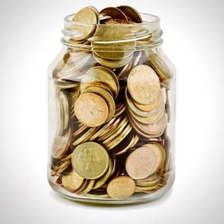 Логотип @solowcapital - Банка с деньгами