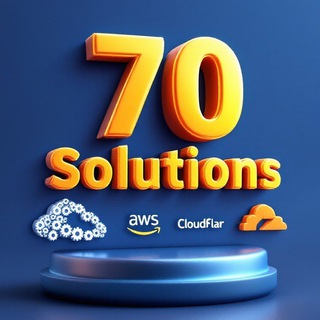 Логотип @solutions_c70 - 7⭕ SOLUTIONS Tech Canal ️️| VPN Internet illimité | Télécommunication | Free Surf