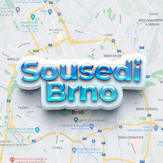 Логотип @sosedi_brno - Соседи | Аренда жилья в Брно