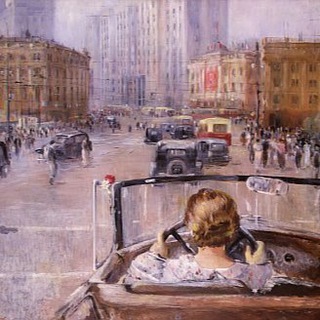 Логотип @soviet_moscow - Советская Москва