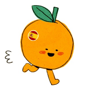 Логотип @spanish_onthego - Испанский на ходу🍊