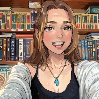 Логотип @spletnyasha - книжная малышка 🧸