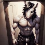 Логотип @stallions18 - Furry stallions and feral