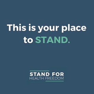 Логотип @standforhealthfreedom - STAND FOR HEALTH FREEDOM