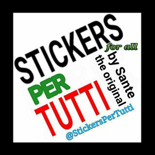 Логотип @stickerspertutti - STICKERS per TUTTI |💝