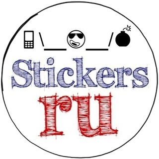 Логотип @stickersru - Стикеры