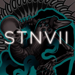 Логотип @stnviii - STNVII | тату москва спб | black&teal tattooing