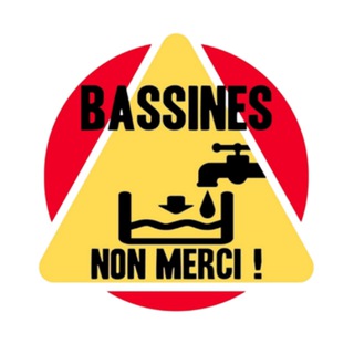 Логотип @stopmegabassines - Bassines Non Merci | Canal d'infos sur la luttes contre les mégabassines